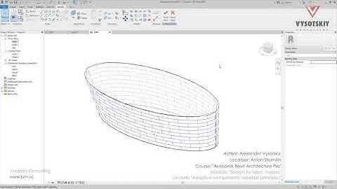 [Autodesk Revit Architecture Pro] Adaptive components creation principles
