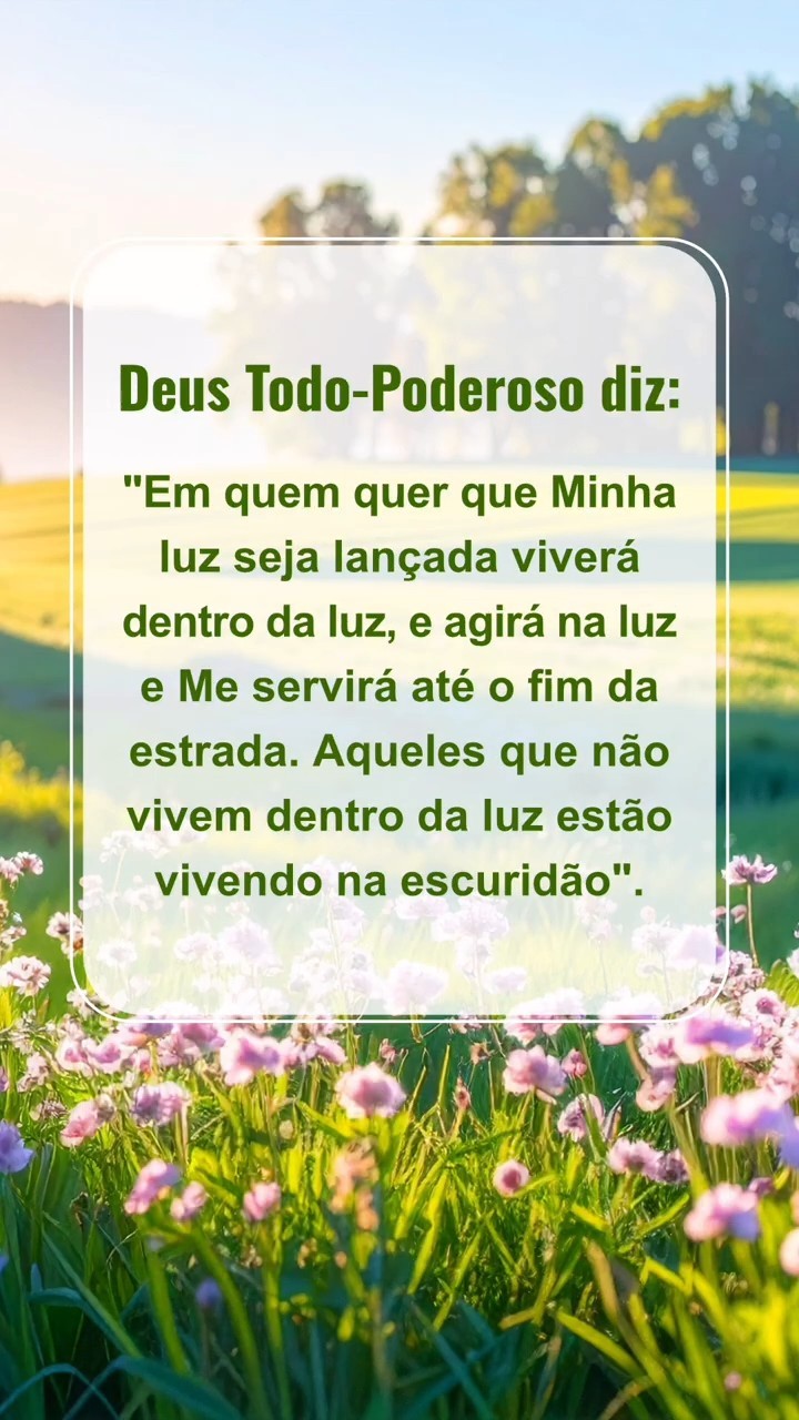 Acalme-se diante de Deus, leia Suas palavras