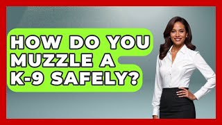 How Do You Muzzle A K-9 Safely? - Law Enforcement Insider