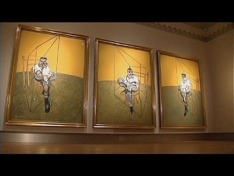 ثلاثية لوشيان فرويد بريشة فرانسيس بيكون في مزاد علني بنيويورك  