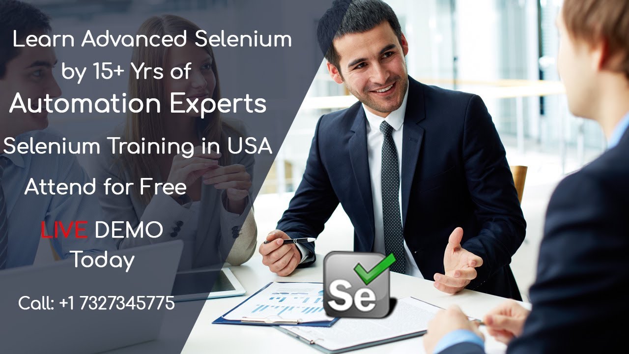 Selenium LIVE Online Training in USA Demo for Beginners | Selenium ...