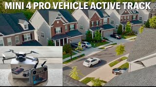 DJI Mini 4 Pro Active Track 360: Tracking A Vehicle 1st Impression