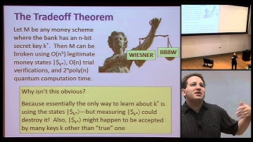 Private-key quantum money - Scott Aaronson