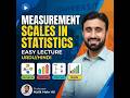 Measurement Scale in Statistics | Nominal, Ordinal, Interval & Ratio | Easy Lecture (Urdu/Hindi)