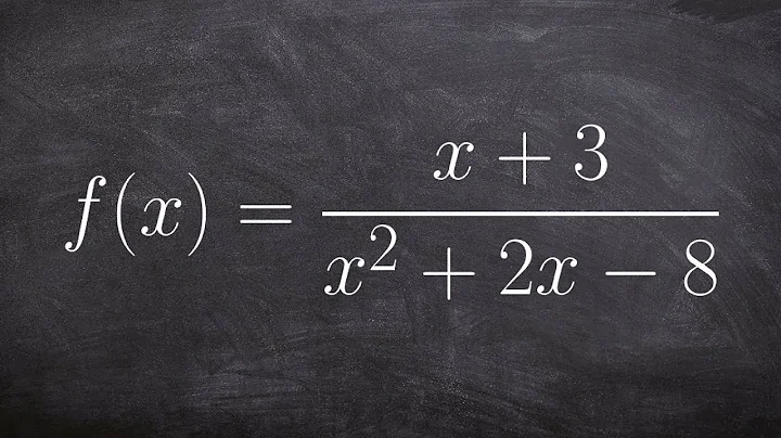 Finding the vertical and horizontal asymptotes