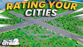 Rating Viewer's Crazy Cities Mini Cities 2 Roblox | S2 Part 9
