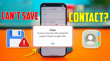 Can’t Save Contacts on iPhone? Fix This Annoying "Error Saving Contact" Bug Now