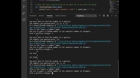 Lab 1: Guessing Game Lab