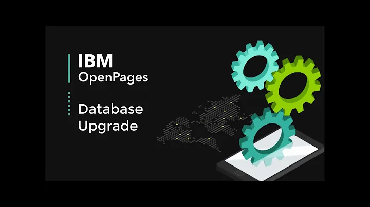 IBM OpenPages Database upgrade