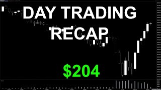 Turning A Tricky Day Into A Win - Day Trading Recap