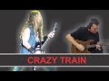 Ozzy osbourne  crazy train  electric guitar solo cover by marco bitencourt