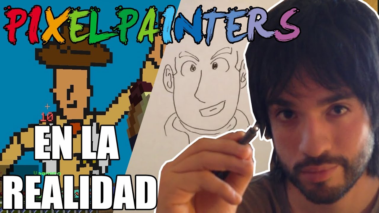 PIXEL PAINTERS EN LA REALIDAD: Woody ( TOY STORY ) | Hypixel