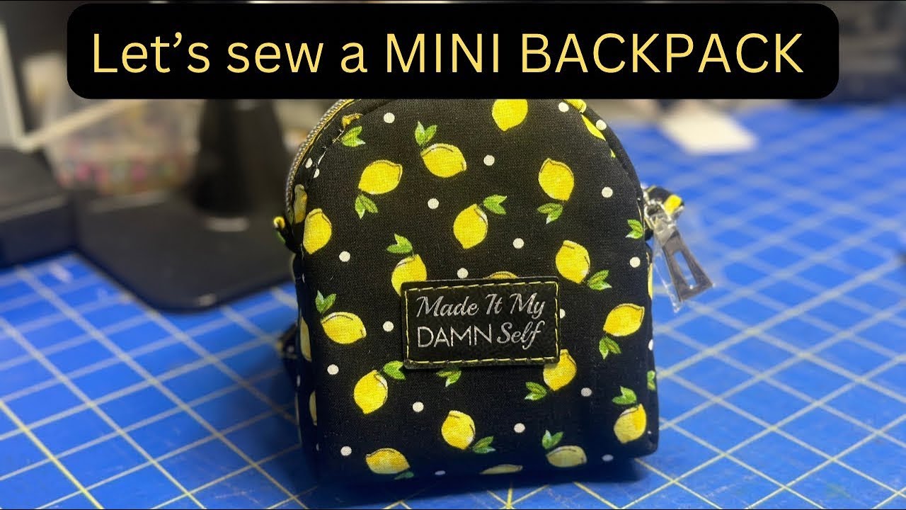 Sewing a Mini Backpack - YouTube
