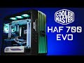 Cooler master haf 700 evo custom water cooled gaming pc build z690 aorus xtreme waterforce rtx 3080