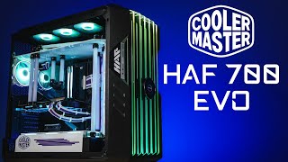 Cooler Master Haf 700 Evo Custom Water Cooled Gaming Pc Build Z690 Aorus Xtreme Waterforce Rtx 3080
