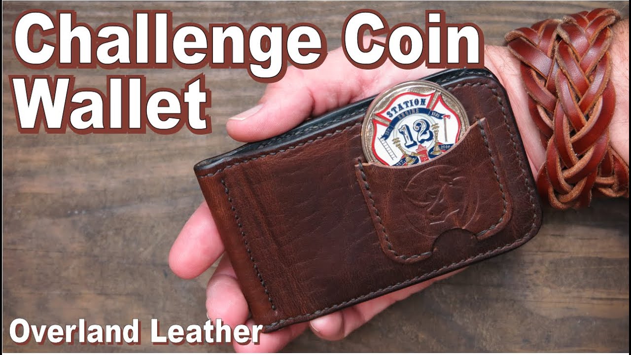 Overland Leather Challenge Coin Money Clip Wallet 