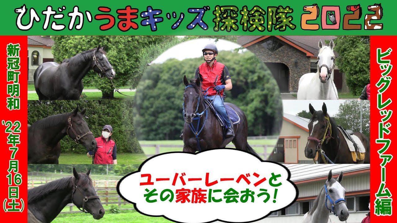 ひだかうまキッズ探検隊2022第2回目～現役競走馬に会おう！～2022/07/16