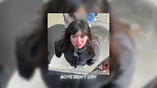 boys don't cry (sped up)