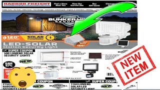 NEW Bunker Hill LED Security light||Harbor Freight
