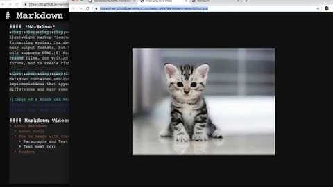 GitHub Pages: Images with Markdown