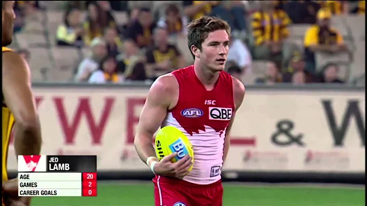 Jed Lamb's first goal in senior footy: Plays of th...