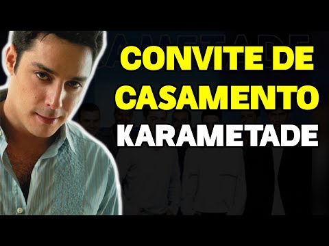 Video thumbnail for Karaokê Karametade Convite de Casamento - Letra da Música Convite de Casamento