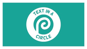 How to add text in a circle inside Photopea