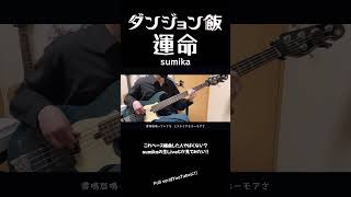 【sumika】運命 #sumika #運命 #ダンジョン飯 #ベース #弾いてみた やらた