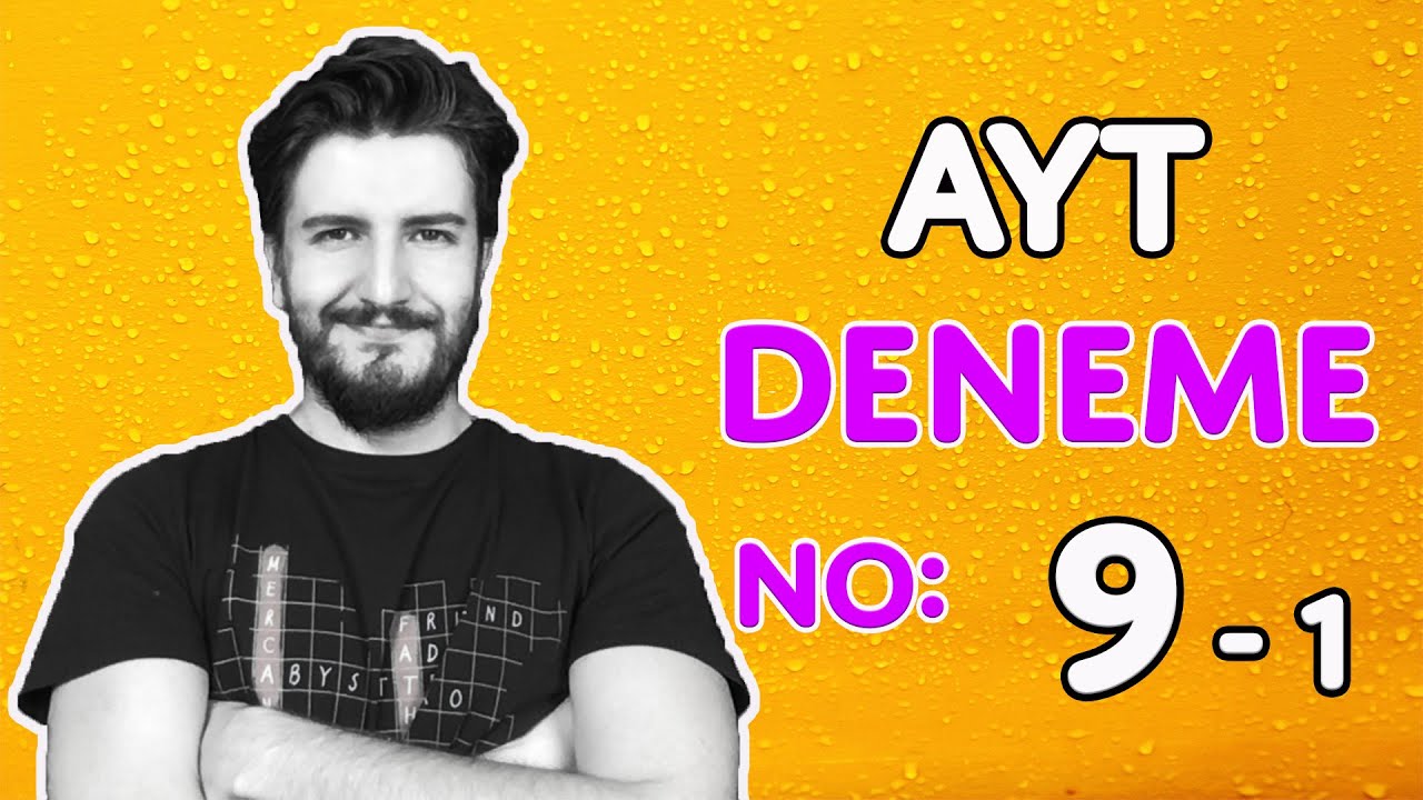 AYT Deneme No: 9 | 1. Bölüm | PDF