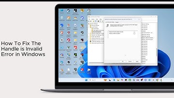 How To Fix The Handle is Invalid Error in Windows