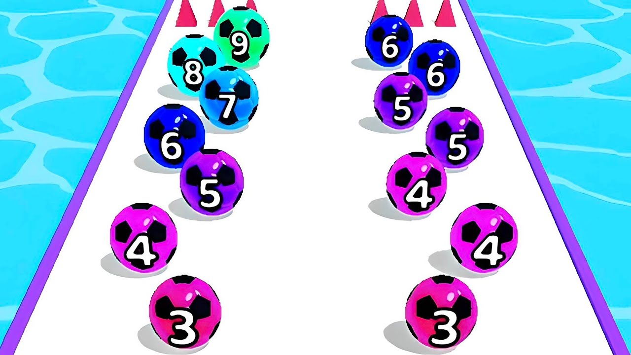 Marble Run 🥎 3D Game Color Ball Race Gameplay Android IOS Level 1344 ...