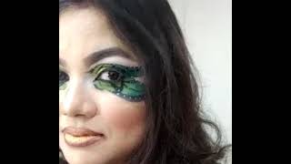 colorful makeup/butterfly makeup look?
