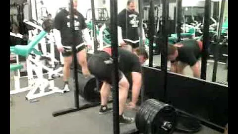 Jonathan Vick Deadlift workout Feb. 16th 2012