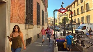 MADRID WALK to ABC Museum from Noviciado Metro on Calle de San Bernardo | Spain