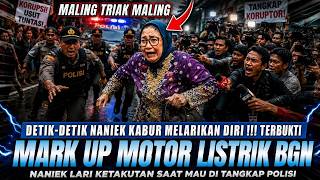 DETIK-DETIK NANIEK KABUR SAAT MAU DI TANGKAP‼️ TERBUKTI KORUPSI ANGGARAN MOTOR LISTRIK BGN 1,7 T 😱