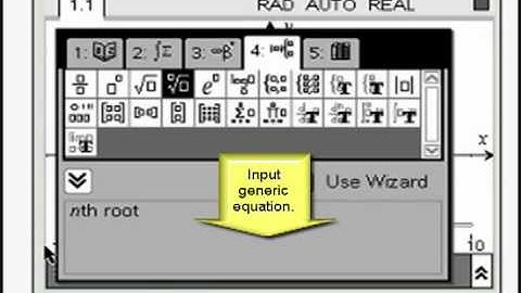 TI-Nspire Mini-Tutorial: Exploring Graphs of Radical Functions Using Sliders