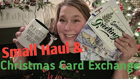 Small Homegoods Haul & Christmas Card Exchange (Ra...
