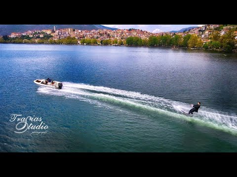 wedding kastoria THODORIS - NAGIA   θαλάσσιο  σκι στη Λίμνη Καστοριάς studio trasias viral (βίντεο)