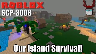 WE BUILT A TROPICAL ISLAND VILLAGE! | Roblox SCP3008