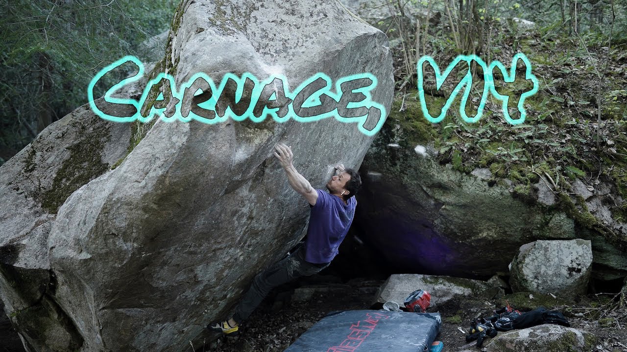 Calabogie Bouldering, Carnage V14