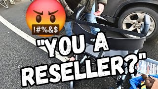Angry Man At Car Boot HATES RESELLERS!! UK Ebay Reseller