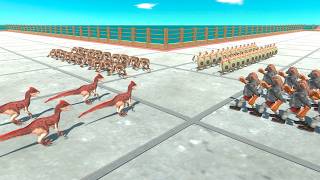 4 Armies Tournament: Fantasy vs Humans vs Primates vs Dinosaurs - Animal Revolt Battle Simulator screenshot 5