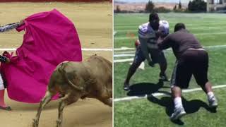 Pass Rush Moves SNATCH SLING American Football Tutorial Defensive Line Drills