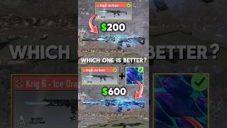 Mythic Krig 6 Ice Drake $200 vs $600 Camo in CODM