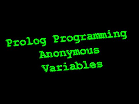 Prolog Programming Anonymous