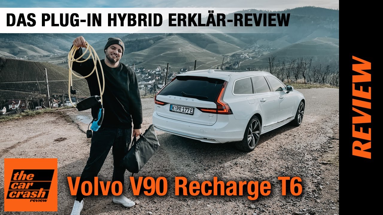 2021 Volvo V90 Recharge T6 AWD 340 PS Das Plug in Hybrid Erkl r Review Fahrbericht Test