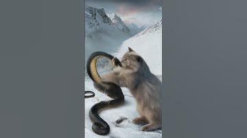 HAL YANG TAK TERDUGA TERJADI #cat #snake #animals #funny #ai #ularbesar #cute #trending #shorts