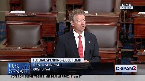 Senator Paul Speaks Out Against Unlimited Debt Ceiling Increase - Aug. 1, 2019