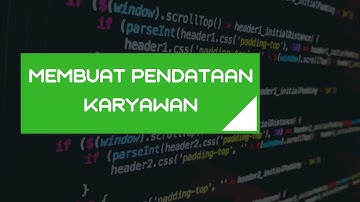 Contoh Program Pendataan Karyawan ||BAHASA PYTHON