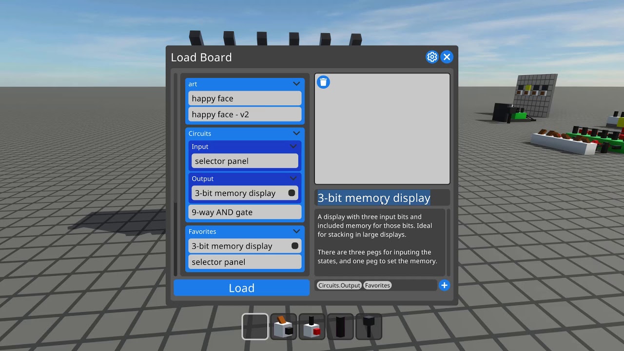 Load Board Menu